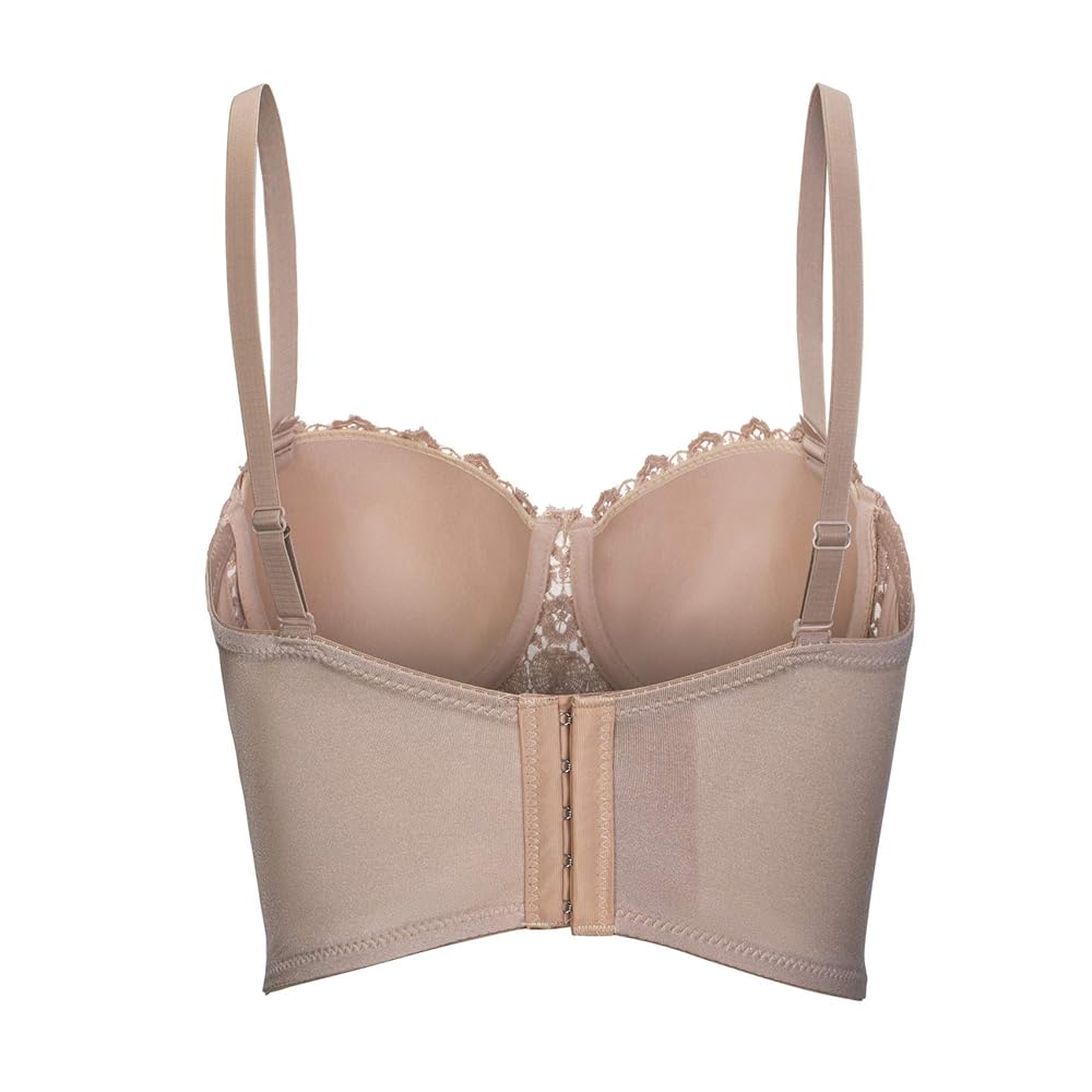 Amazon.com: VEENDEO Women's Lace Rhinestone Bustier corset